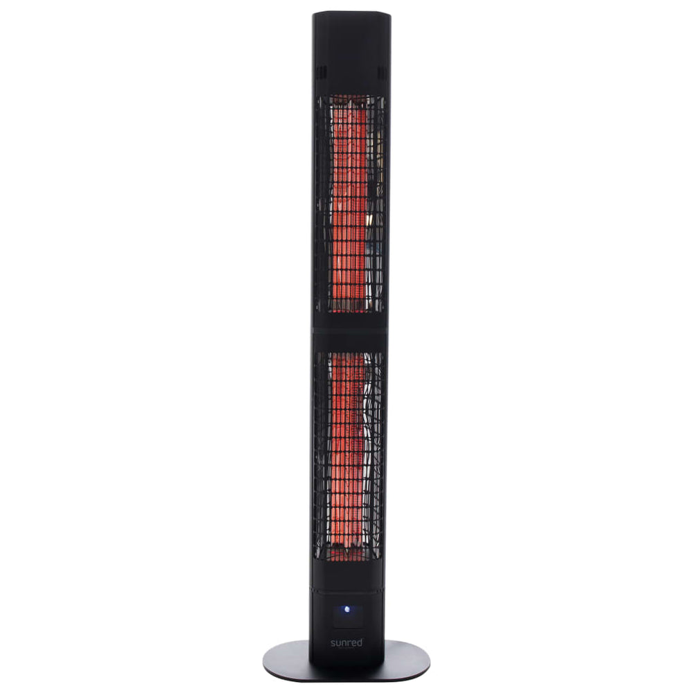 Sunred Sunred Terrasverwarmer Diamond Dark 3000 W Rose Gold Carbon zwart
