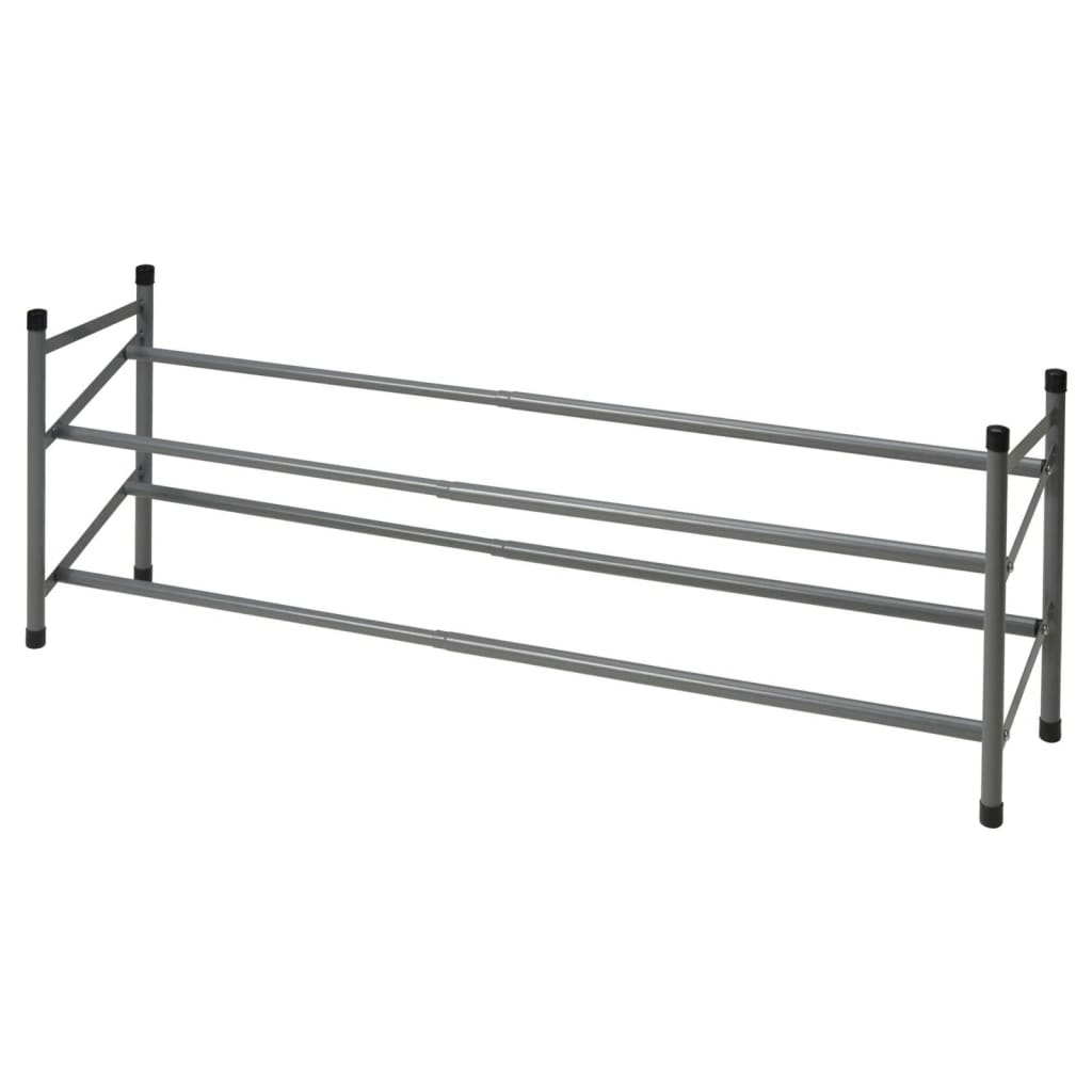 Opbergoplossingen schoenenrek met 2 lagen (61,5-115)x23x38 cm