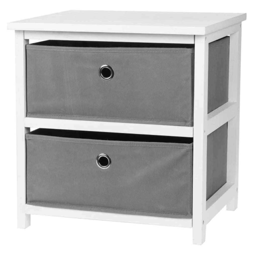 HS Collection HS Collection Opbergkast met 2 lades MDF