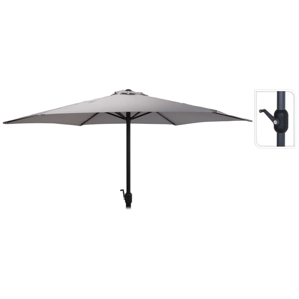 Progarden parasol monica 270 cm lichtgrijs