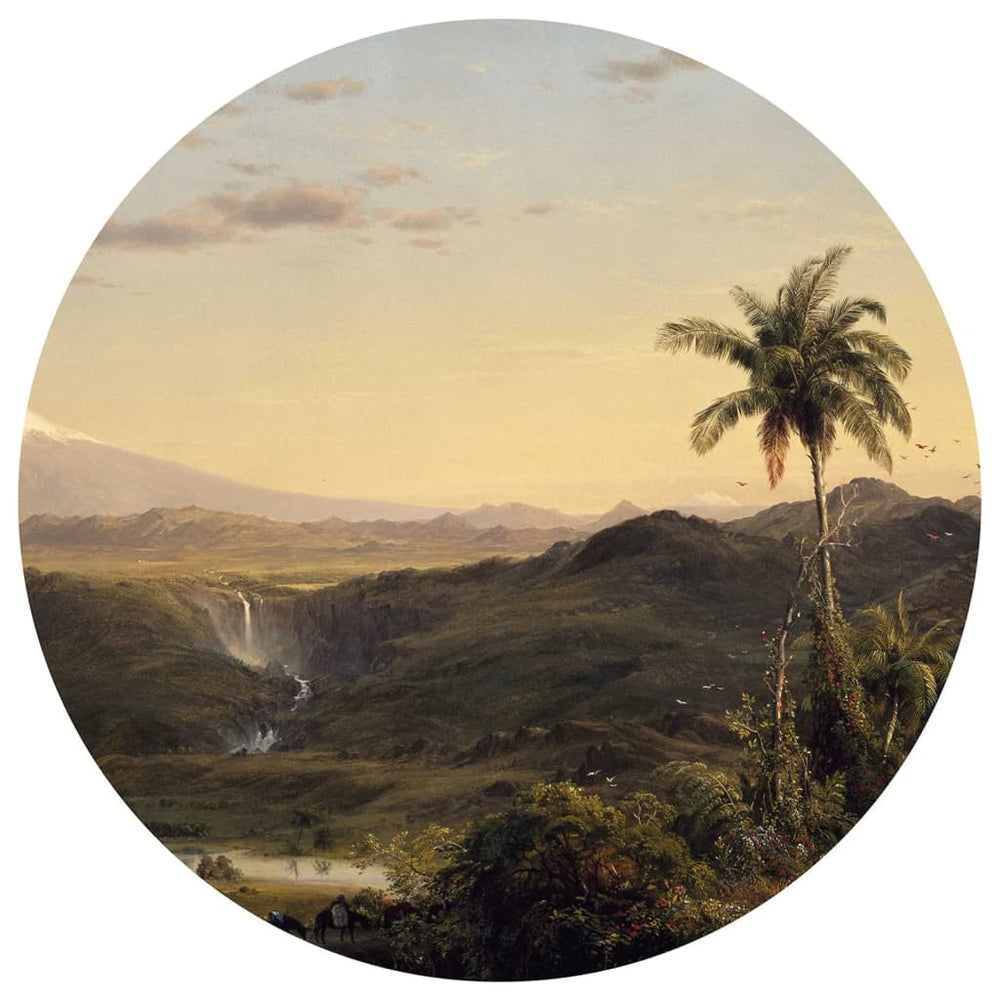 WallArt WallArt Behangcirkel Amerika 190 cm