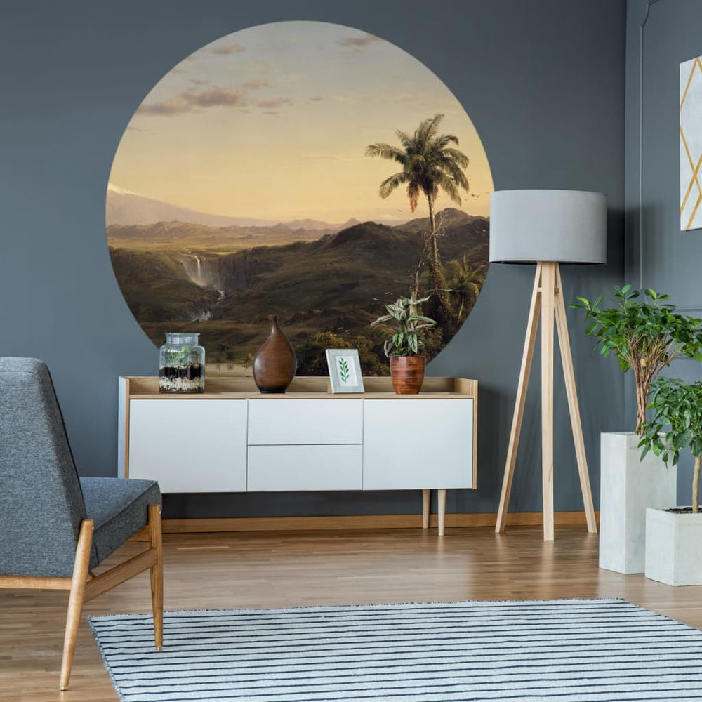 WallArt WallArt Behangcirkel Amerika 190 cm