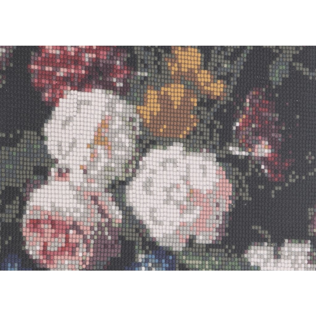Craft sensations diamant schilderij bloemen 40x50 cm