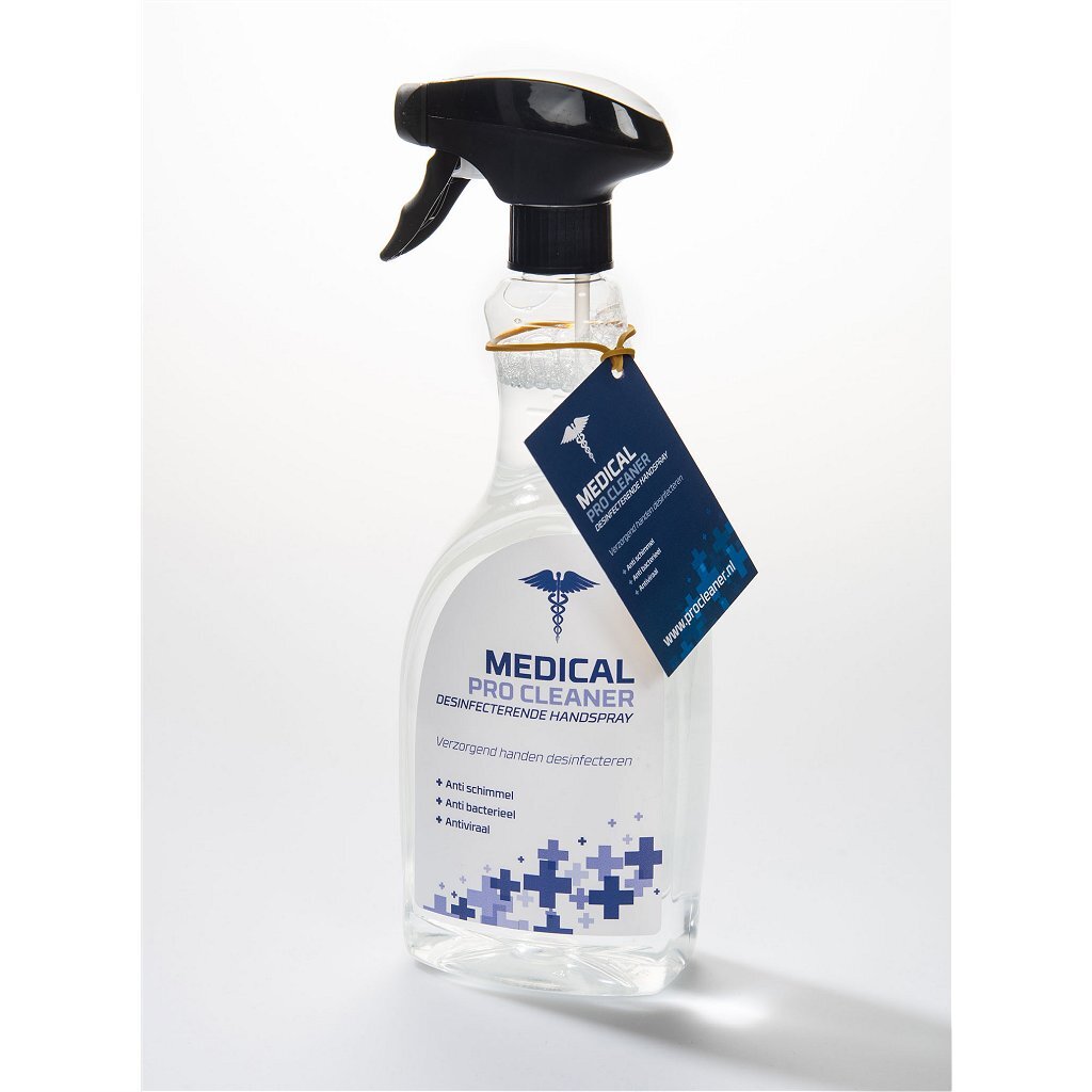 Medical pro cleaner desinfecterende handspray 750 ml doos 10 stuks