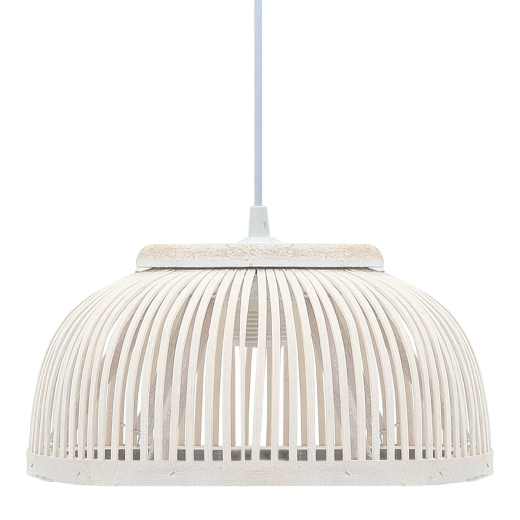 Vidaxl hanglamp halfrond 40 w e27 34x14,5 cm bamboe