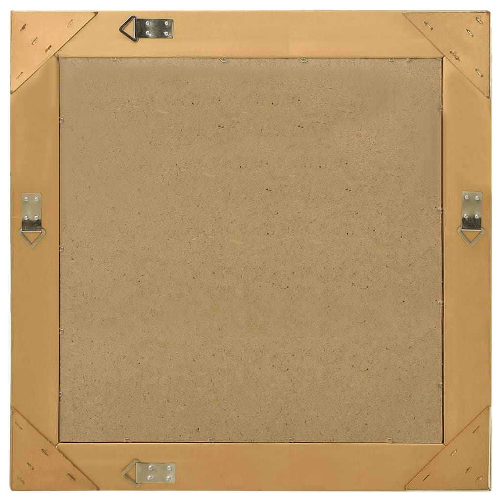 Vidaxl wandspiegel barok stijl 60x60 cm goudkleurig