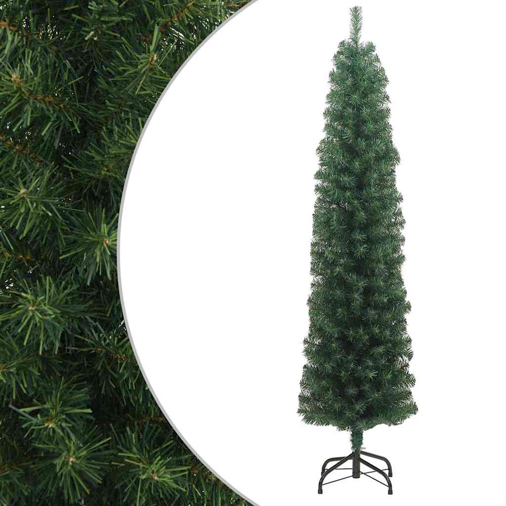 Vidaxl kunstkerstboom met standaard klein 180 cm pvc groen