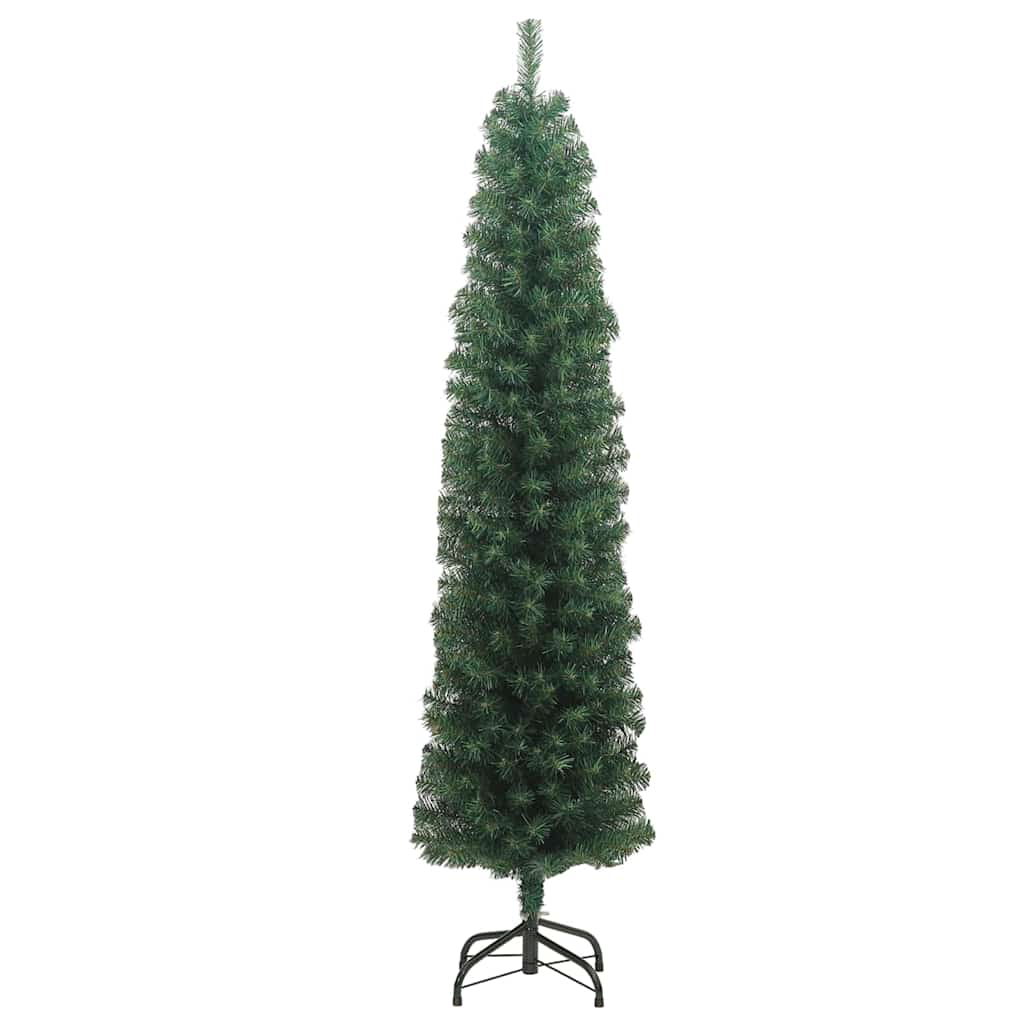 Vidaxl kunstkerstboom met standaard klein 180 cm pvc groen