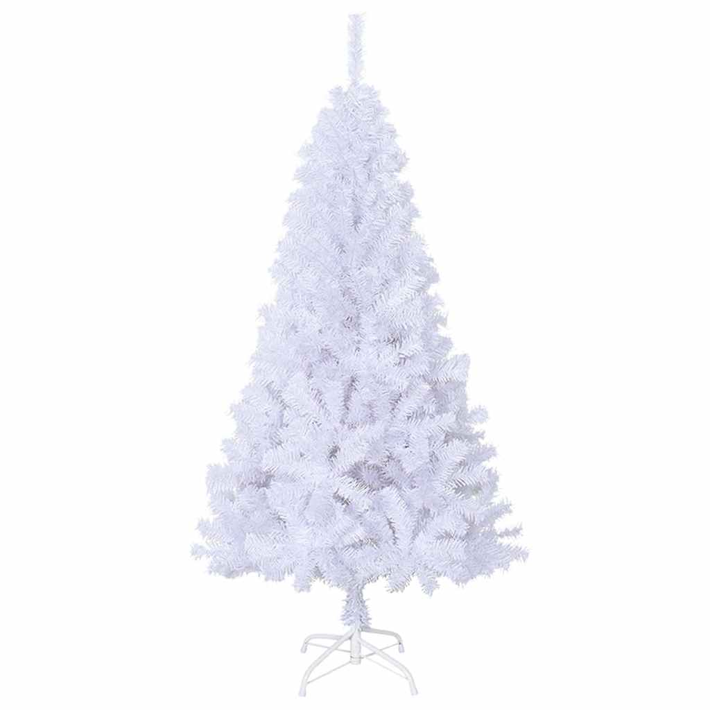 Vidaxl kunstkerstboom met dikke takken 150 cm pvc wit