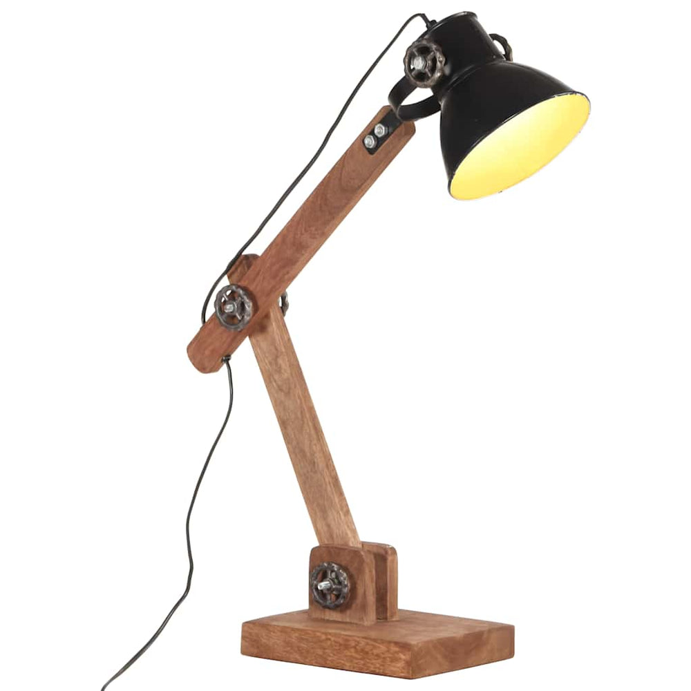 Vidaxl bureaulamp industrieel rond e27 58x18x90 cm zwart