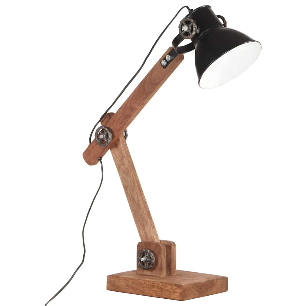 Vidaxl bureaulamp industrieel rond e27 58x18x90 cm zwart