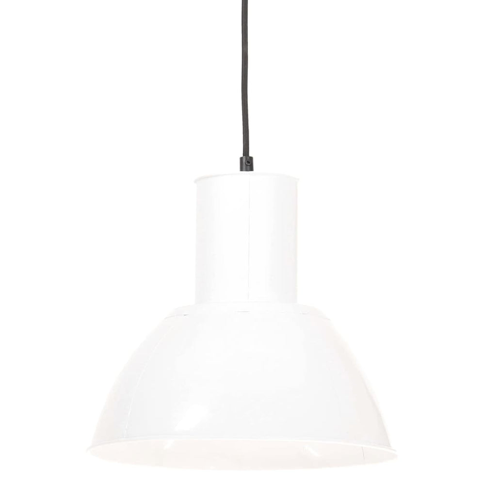 Vidaxl hanglamp rond 25 w e27 28,5 cm wit