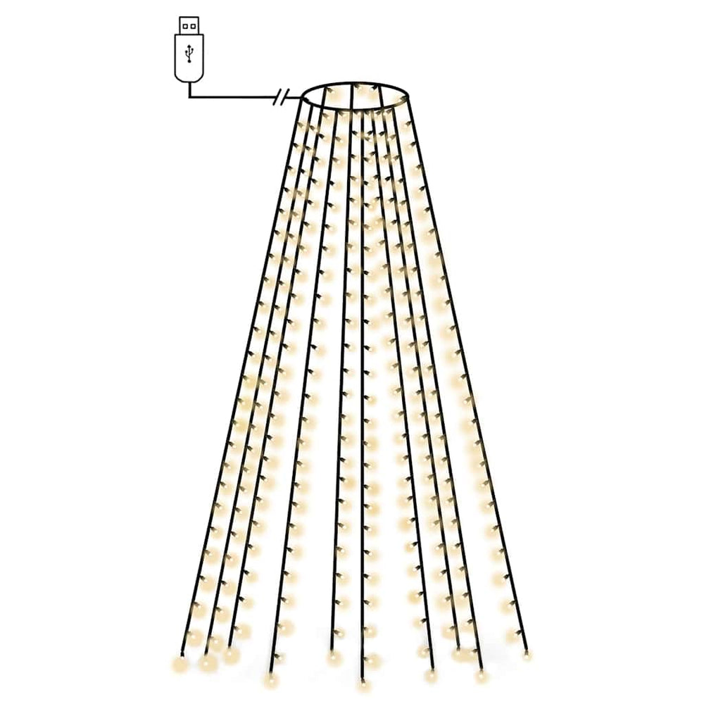 Vidaxl kerstboomverlichting met 250 led's net 250 cm