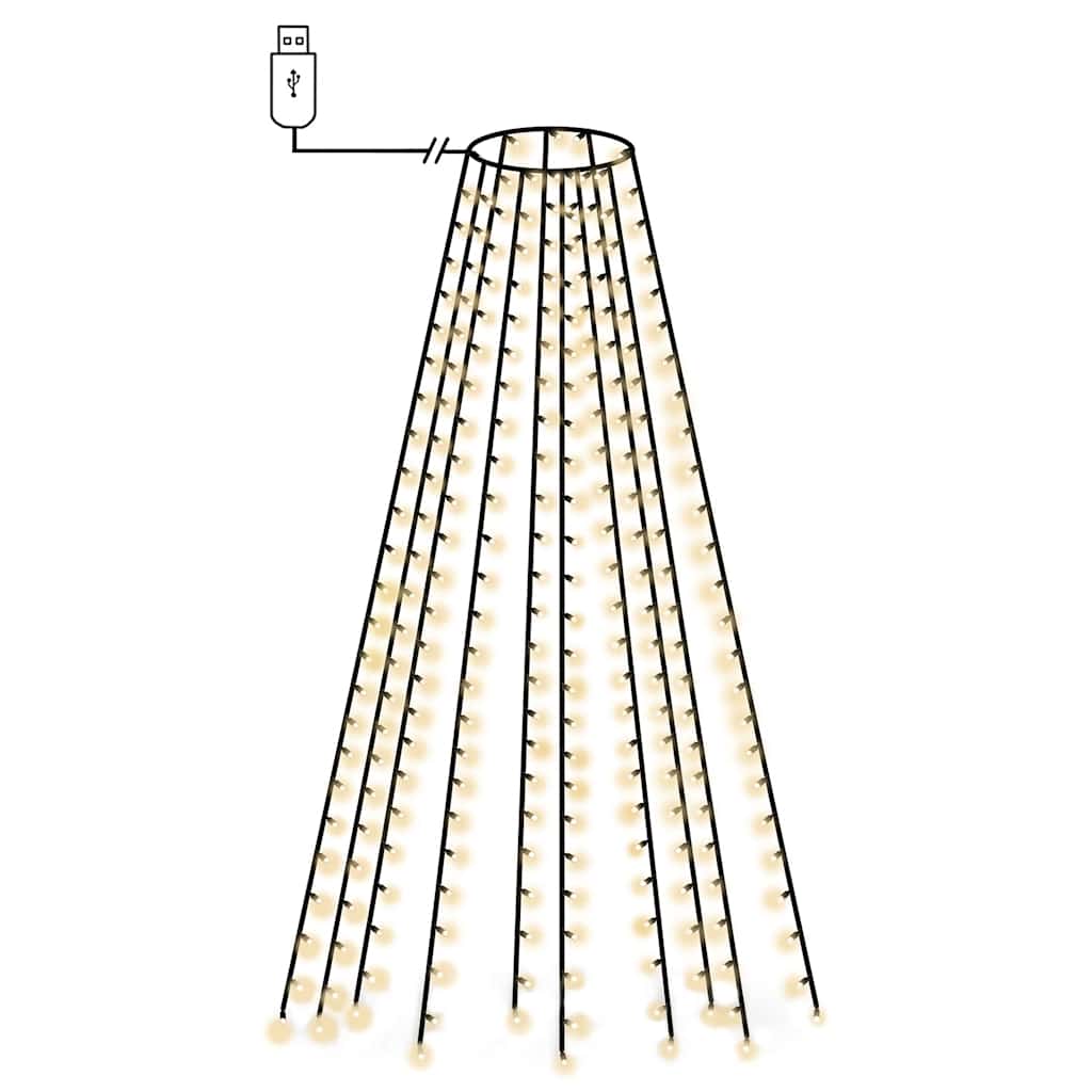 Vidaxl kerstboomverlichting met 250 led's net 250 cm