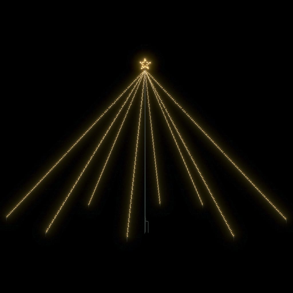 Vidaxl kerstboomverlichting waterval binnen buiten 800 led's 5m