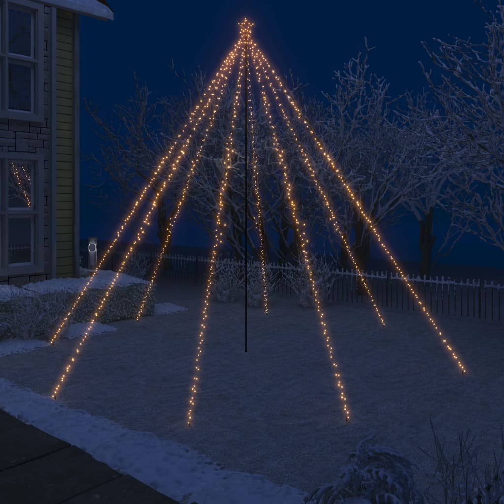 Vidaxl kerstboomverlichting waterval binnen buiten 800 led's 5m