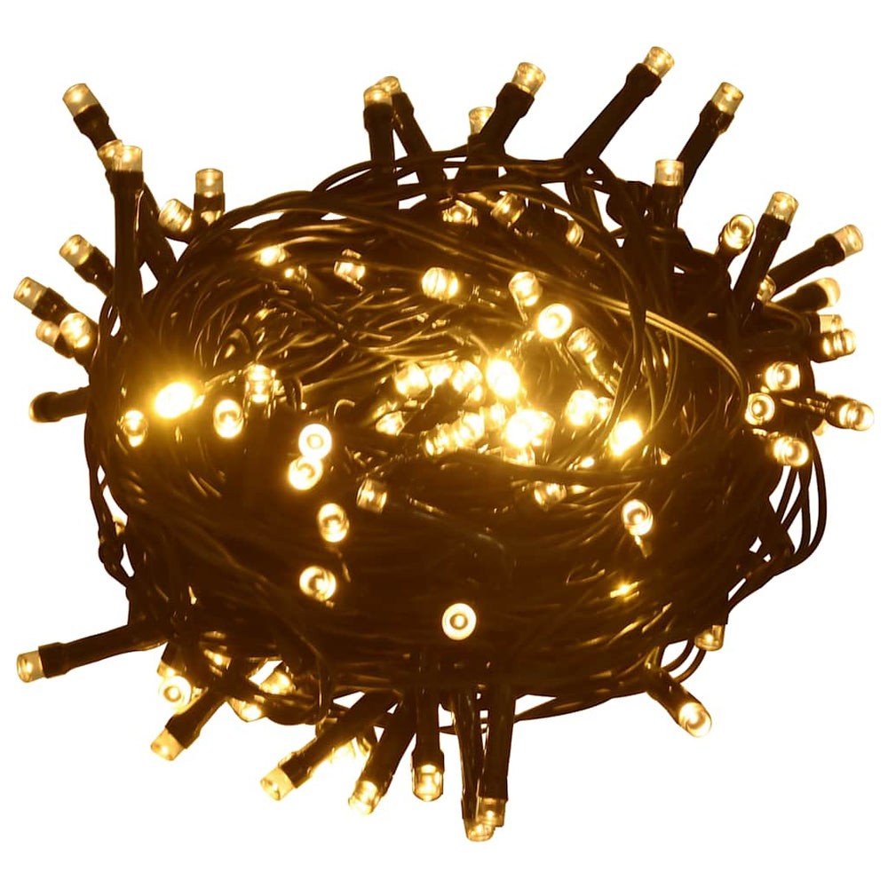 Vidaxl lichtsnoer 2000 led's voor binnen en buiten ip44 200 m warmwit