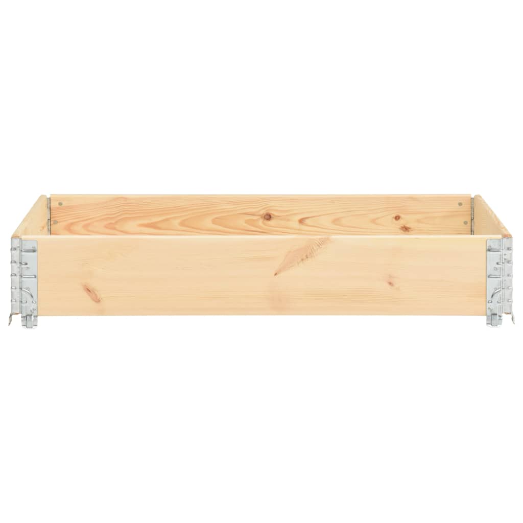 VidaXL Plantenbak ingezoomd 80x120 cm massief groenhout