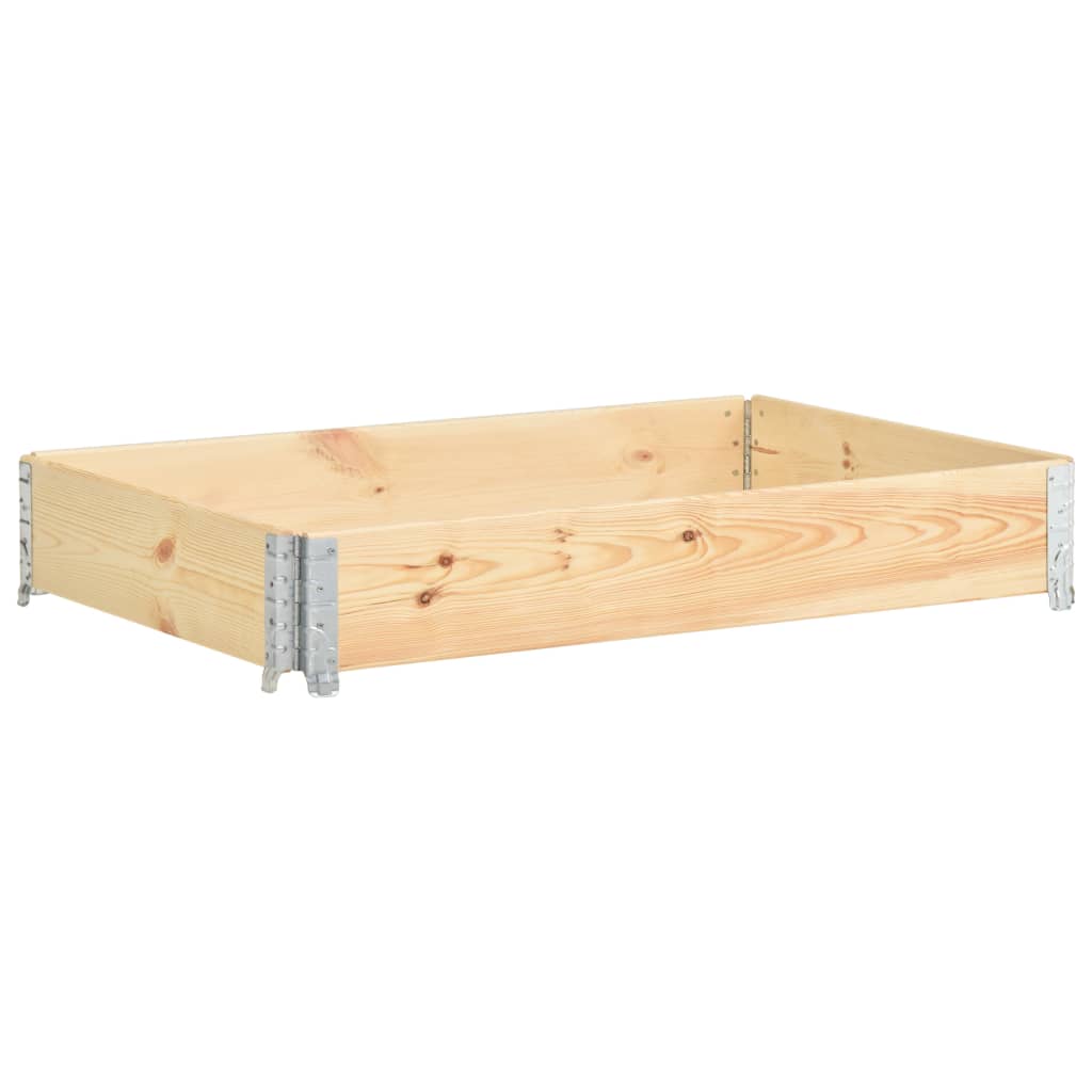 Vidaxl plantenbak 50x150 cm massief groenhout