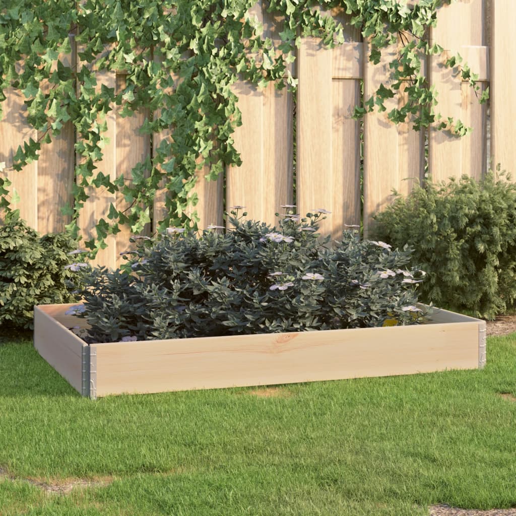 VidaXL Plantenbak 100x150 cm massief groenhout