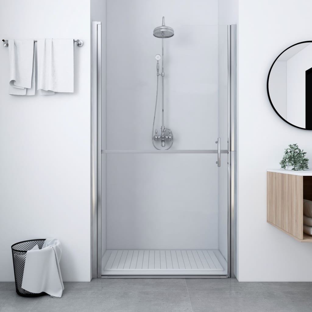 Vidaxl douchedeur 91x195 cm gehard glas