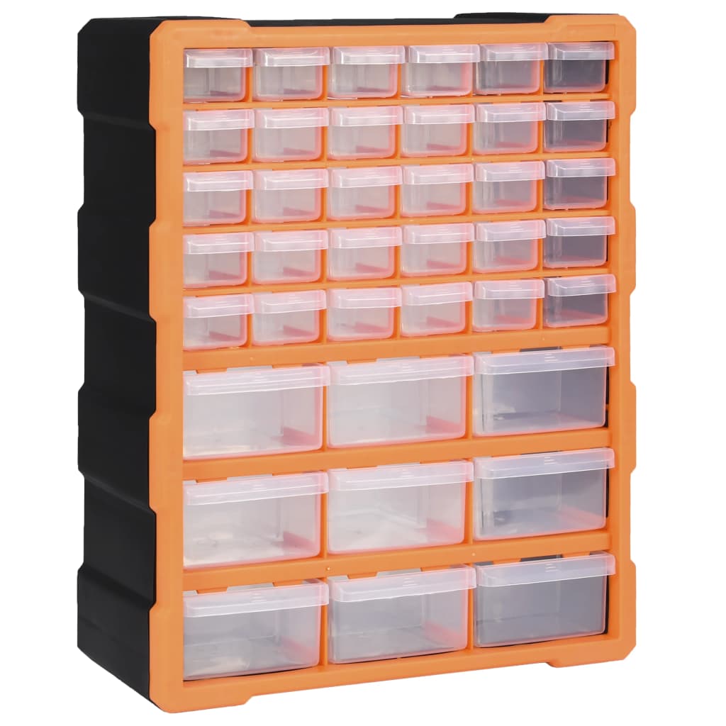 Vidaxl organizer met 39 lades 38x16x47 cm