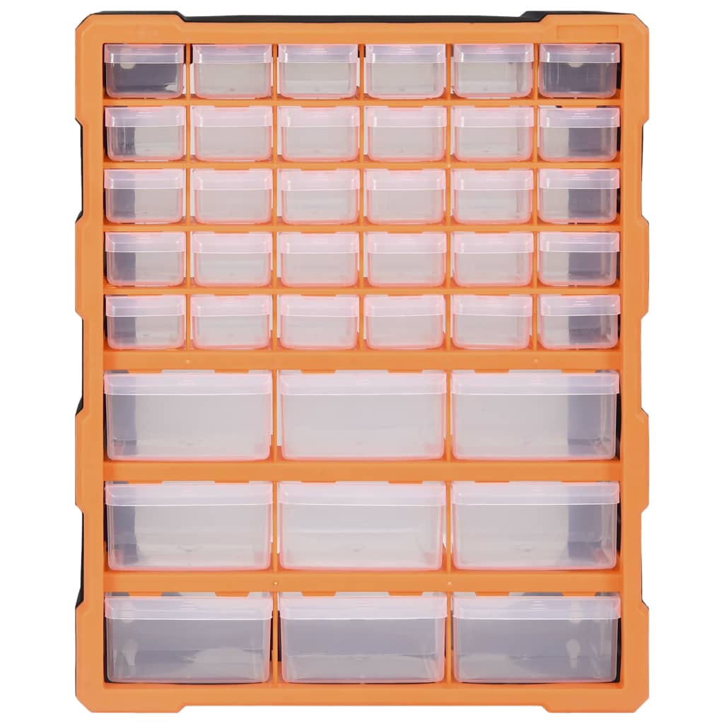 Vidaxl organizer met 39 lades 38x16x47 cm