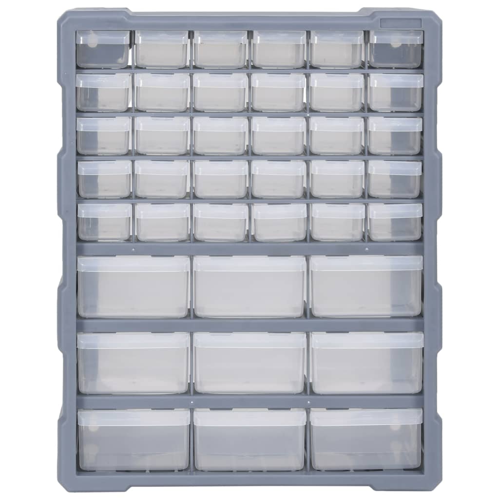 Vidaxl organizer met 39 lades 38x16x47 cm