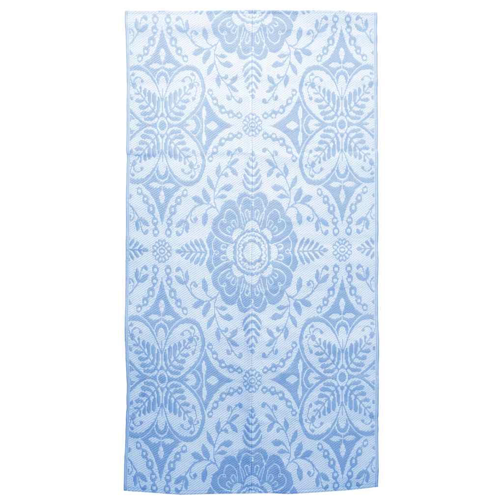 Vidaxl buitenkleed arakil 120x180 cm pp babyblauw