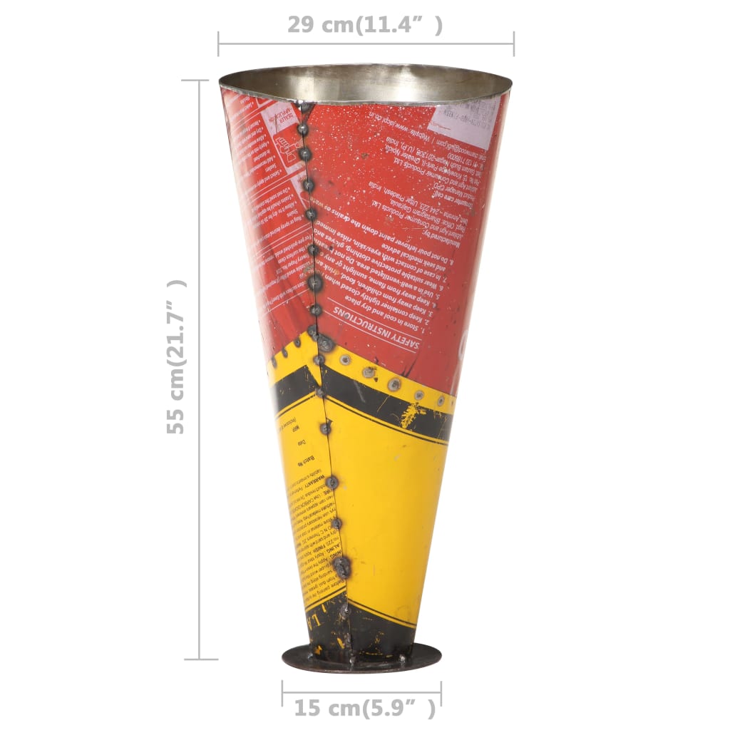 VidaXL Paraplubak 29x55 cm ijzer meerkleurig