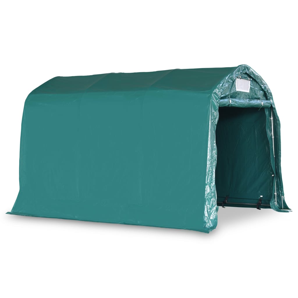 VidaXL Garagetent 2,4x3,6m PVC groen