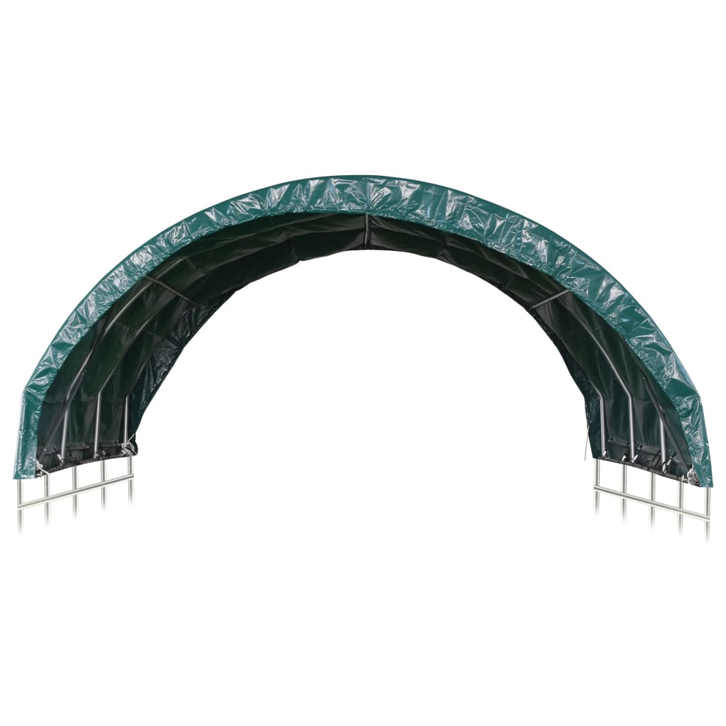 VidaXL Veetent 3,7x3,7m PVC groen
