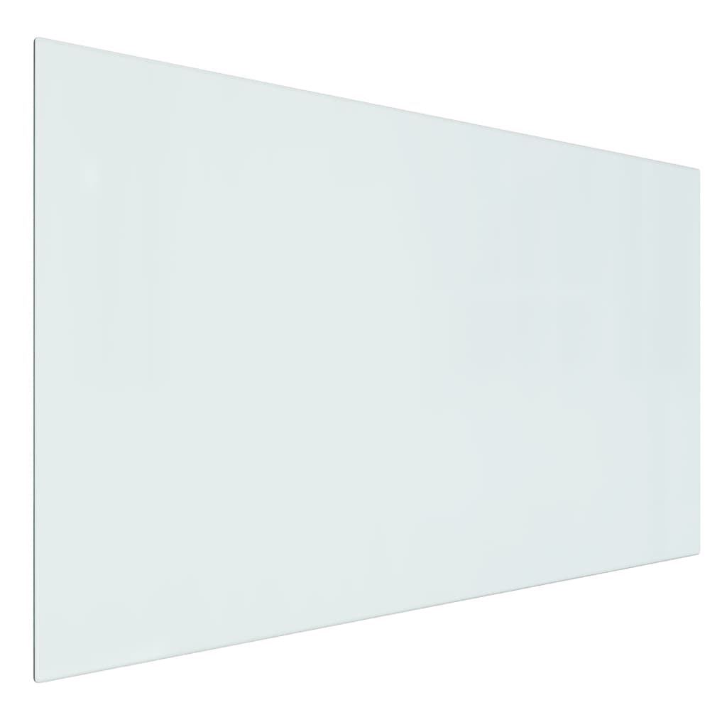 Vidaxl glasplaat open rechthoekige haardig 100x60 cm