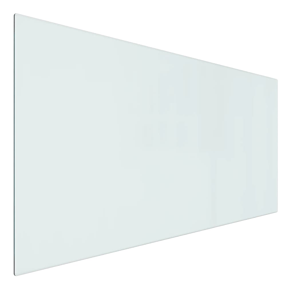 Vidaxl glasplaat open rechthoekige haardig 100x50 cm
