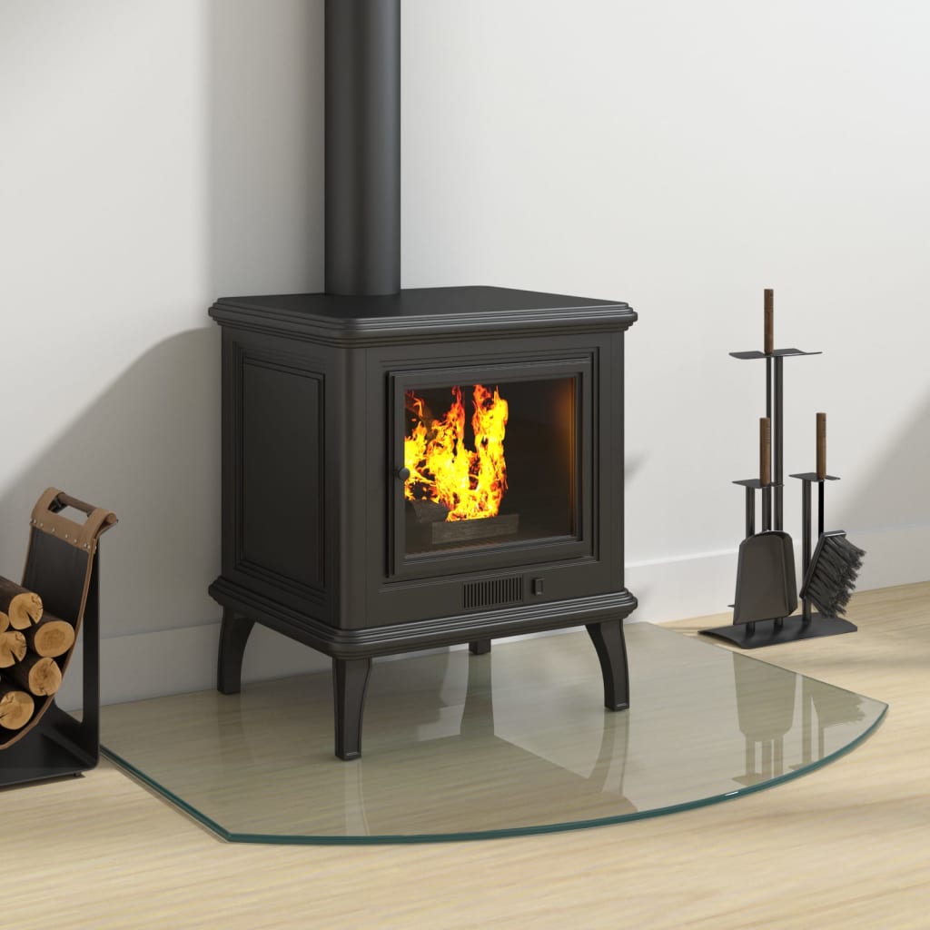 VidaXL Glasplaat openhaard 80x60 cm