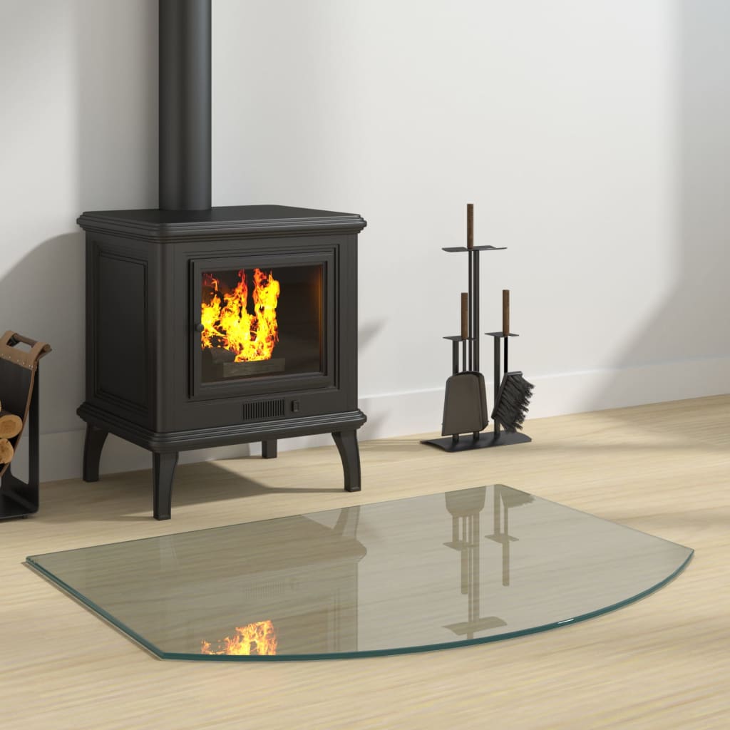 VidaXL Glasplaat openhaard 80x60 cm