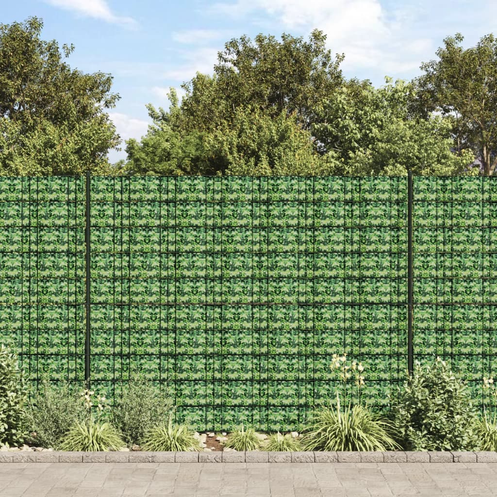 Vidaxl tuinschermen 4 st 35x0,19m pvc groen
