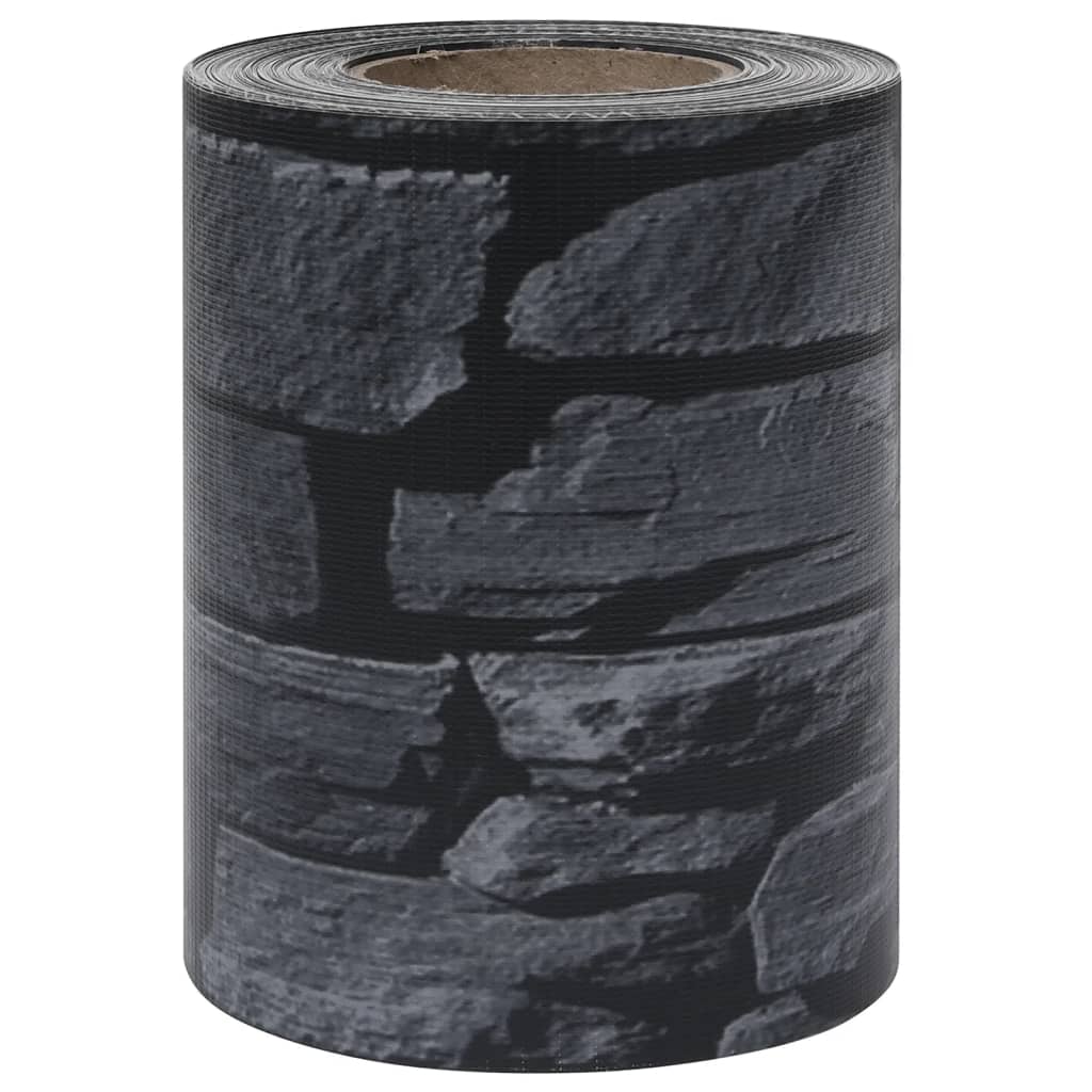 VidaXL Tuinschermen 4 st 35x0,19m PVC grijs