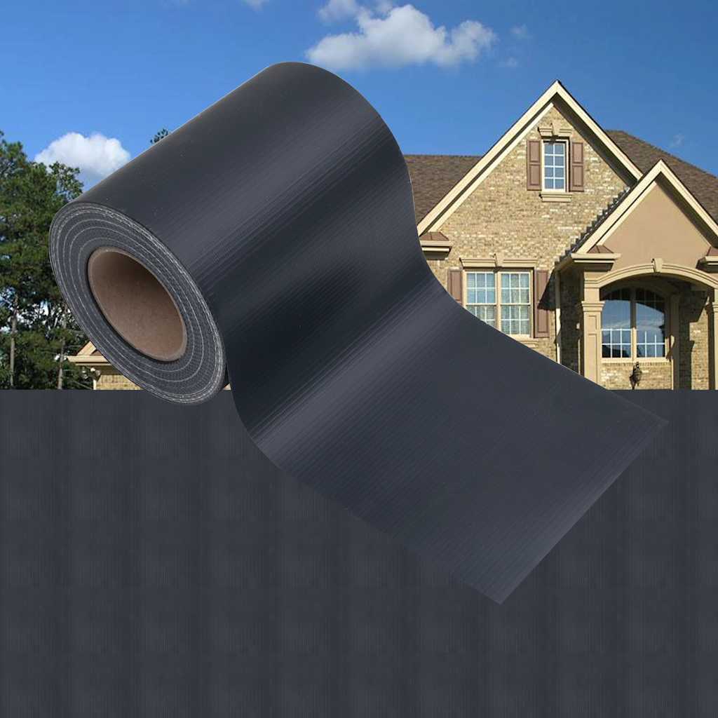 VidaXL Tuinscherm 35x0,19m PVC mat donkergrijs
