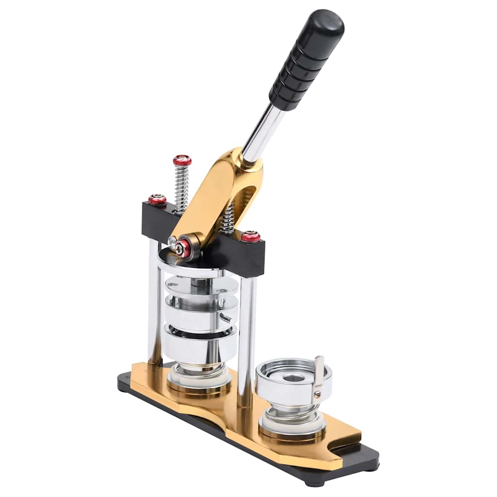 VidaXL Knoopmachine draaipunch met 500 st knooponderdelen 44 mm