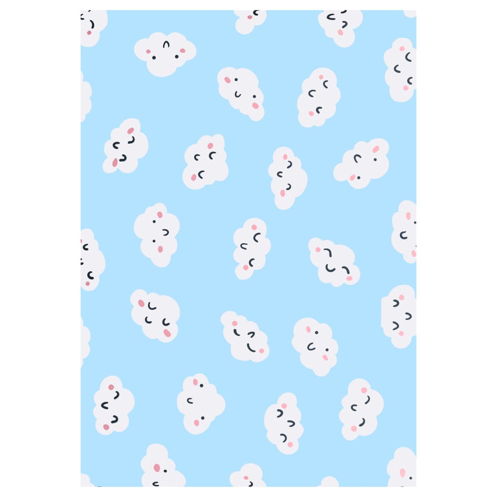VidaXL Vloerkleed met print 120x160 cm stof meerkleurig