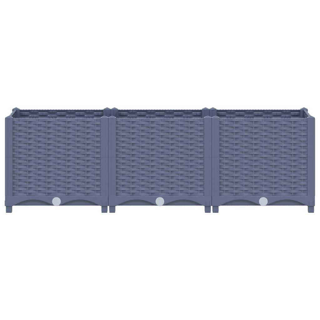 Vidaxl plantenbak 120x40x38 cm polypropyleen