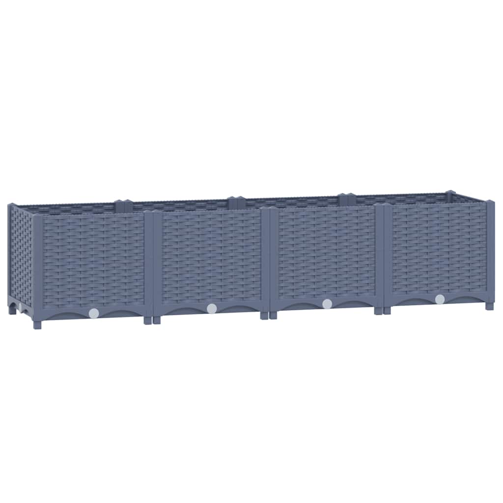 Vidaxl plantenbak 160x40x38 cm polypropyleen