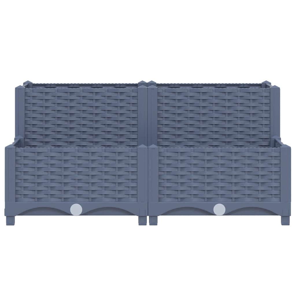 Vidaxl plantenbak 80x80x38 cm polypropyleen