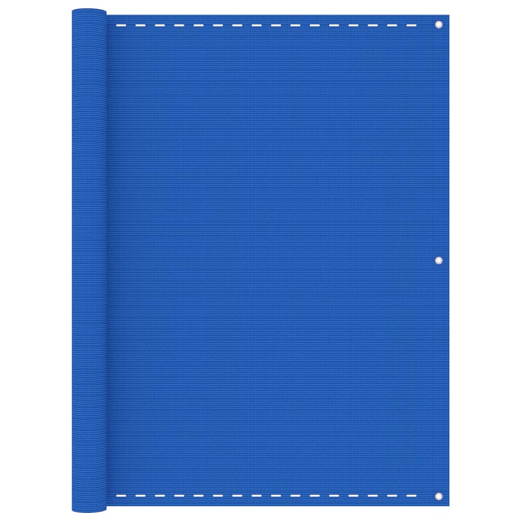 Vidaxl balkonscherm 120x500 cm hdpe blauw