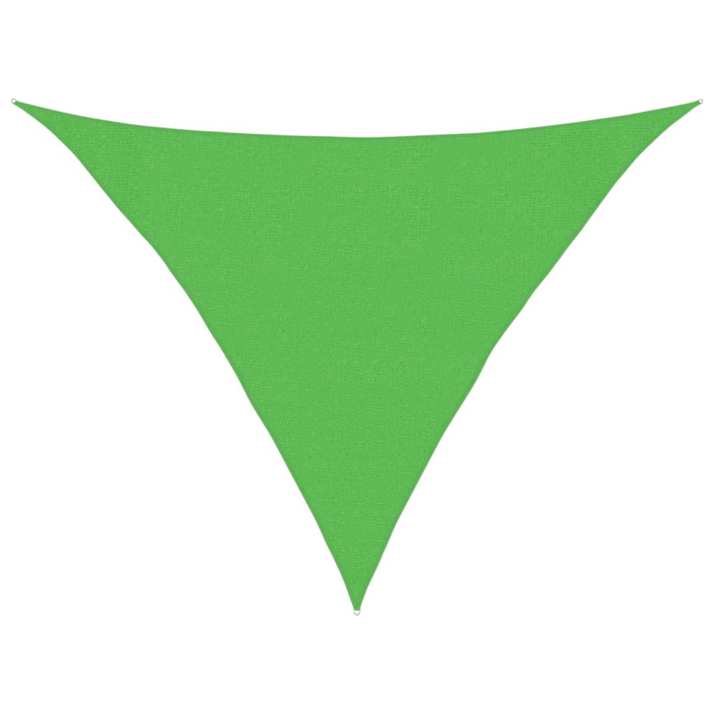 Vidaxl zonnezeil 160 g m² 3x3x4,2m hdpe lichtgroen