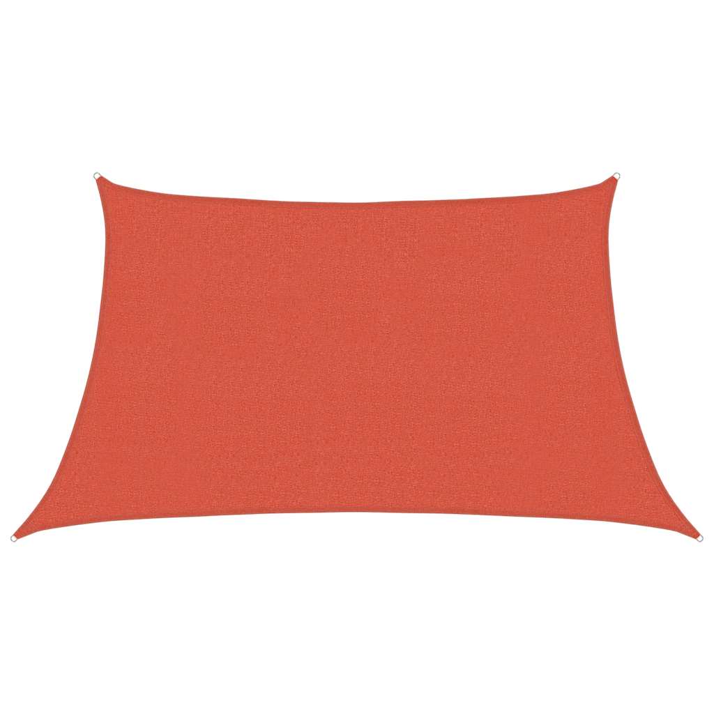 Vidaxl zonnezeil 160 g m² 3 4x2 m hdpe terracottakleurig