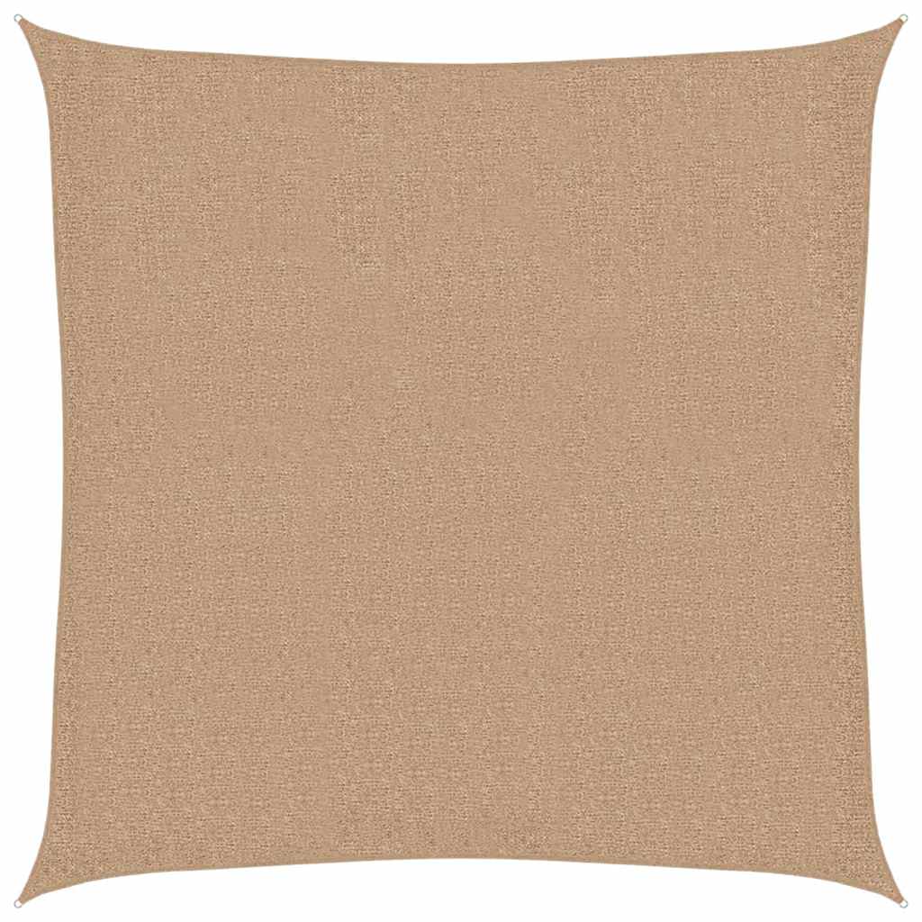 Vidaxl zonnezeil 160 g m² 3x3 m hdpe taupe