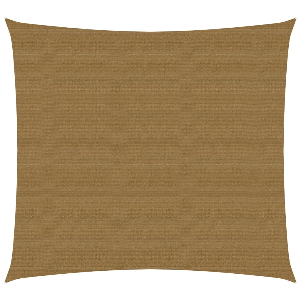 VidaXL Zonnezeil 160 g m² 3,6x3,6m HDPE taupe