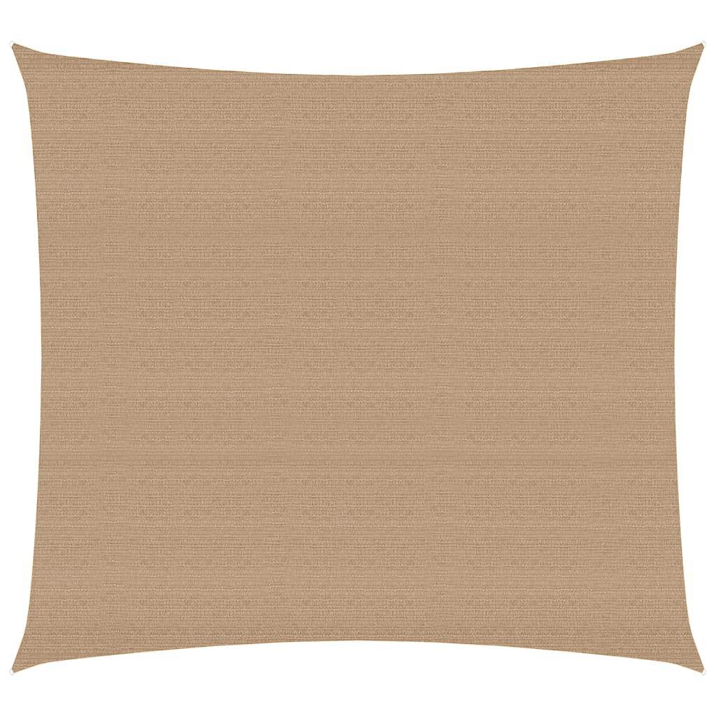 Vidaxl zonnezeil 160 g m² 4x4 m hdpe taupe